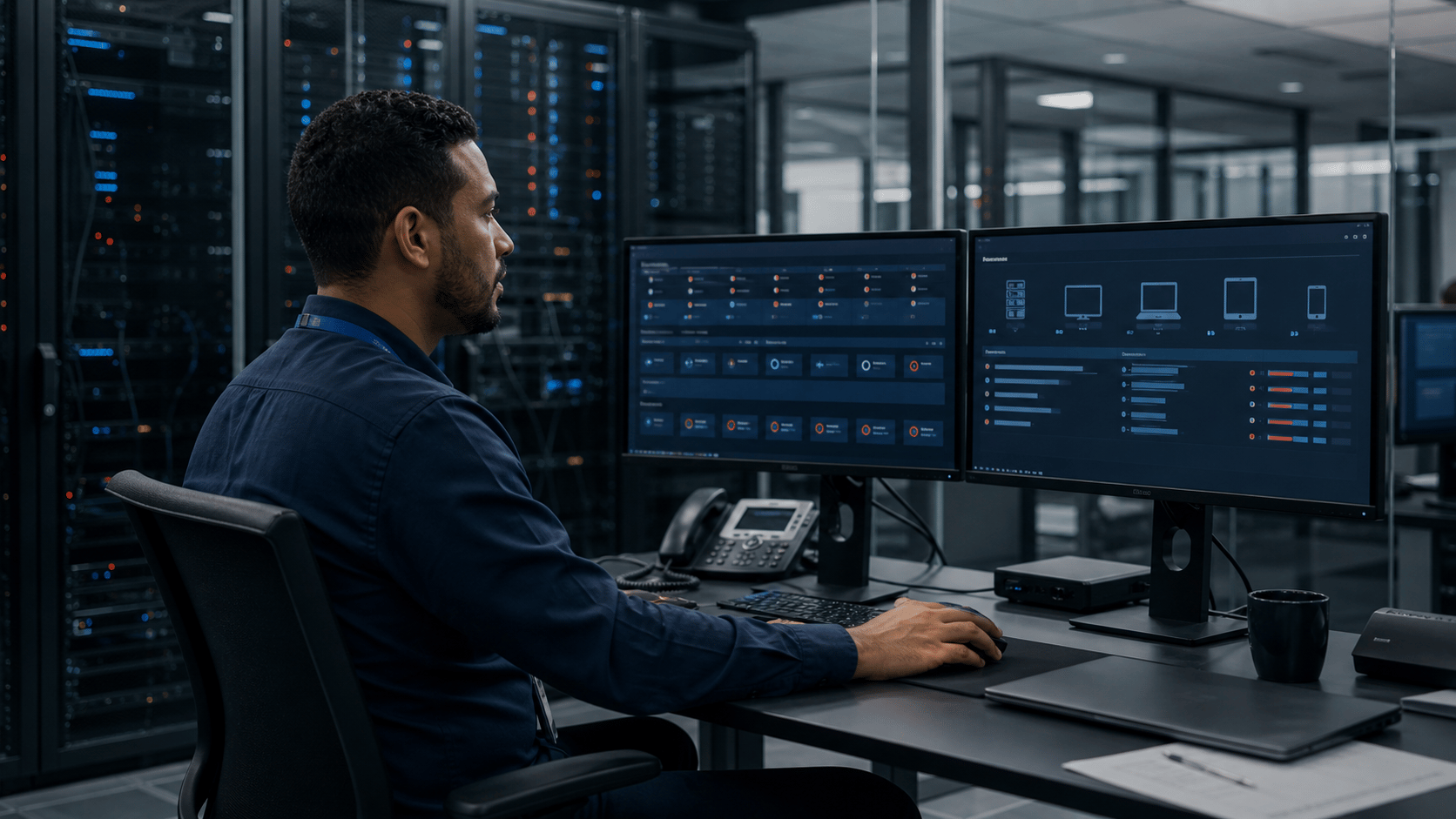 Especialista acompanhando a proteção de workloads com Cloud Backup